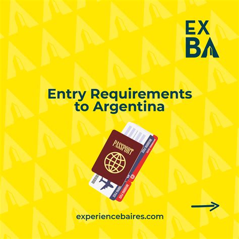 requirements for entering argentina